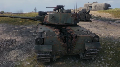 Скриншоты наградного танка «Шрам» из события «Вавилон: Запретная зона» в World of Tanks