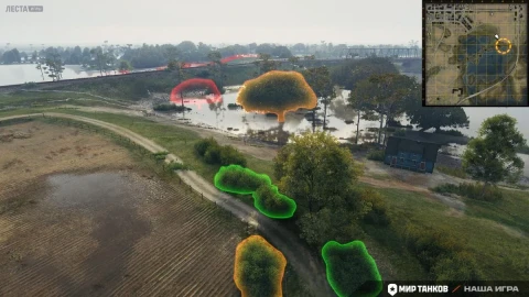 Изменения на карте «Лайв Окс» из обновления 1.38 в Мире танков