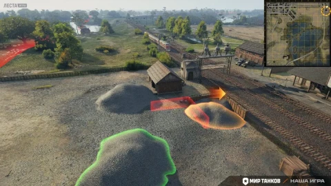 Изменения на карте «Лайв Окс» из обновления 1.38 в Мире танков