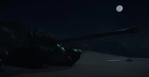 Ночная карта Аэродром в Мире танков?