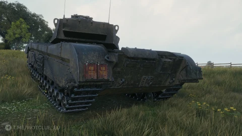 Обновлённая моделька Black Prince II из обновления 2.1 в World of Tanks