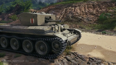 Танк Cromwell A из обновления 2.1 в World of Tanks