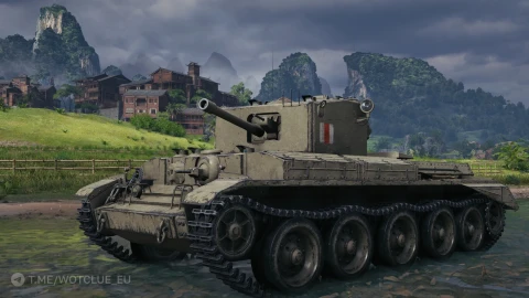 Танк Cromwell A из обновления 2.1 в World of Tanks