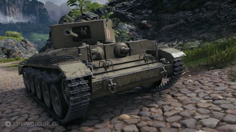 Танк Cromwell A из обновления 2.1 в World of Tanks
