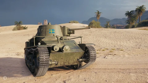 Танк Strv m/31 из обновления 2.1 в World of Tanks