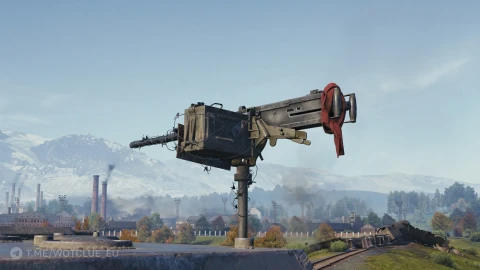 3D-объект «Пулемёт Спасителей» в World of Tanks