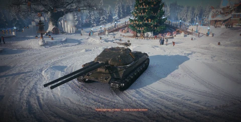 Танк Объект 703 вариант II (100) из Новогодних контейнеров в Мире танков. Наш новый год 2026