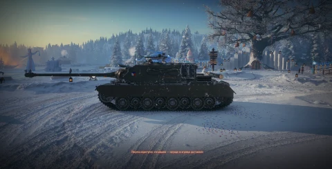 Танк SD-122/49 Sekera из Новогодних контейнеров в Мире танков. Наш новый год 2026