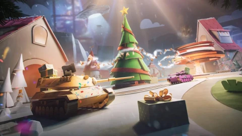 Тизер события «Зимний рейд» 2025 в World of Tanks