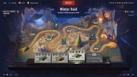 «Зимний рейд» 2025: волшебный миниатюрный мир в World of Tanks!