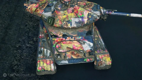 2D-стиль «Новогодний календарь 2025-2026» в World of Tanks