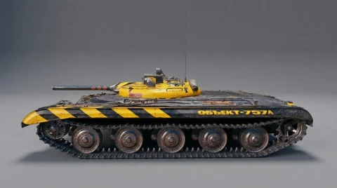 Сборочный цех Объект 757А с НУРСами в Мире танков