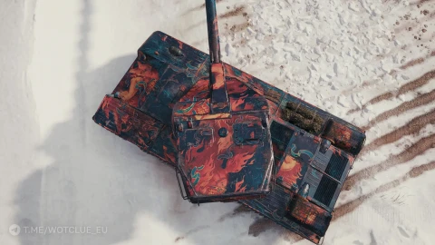 2D-стиль «Царствование огненного коня» из обновления 2.1.1 в World of Tanks