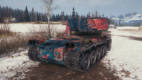 2D-стиль «Царствование огненного коня» из обновления 2.1.1 в World of Tanks