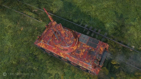 2D-стиль «Алый и золотой» из обновления 2.1.1 в World of Tanks