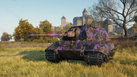 Настраиваемый 2D-cтиль «Король драконов (алый)» из обновления 2.1.1 в World of Tanks