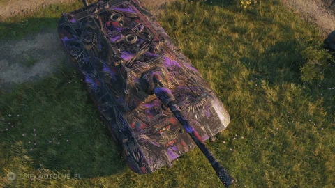 Настраиваемый 2D-cтиль «Король драконов (алый)» из обновления 2.1.1 в World of Tanks