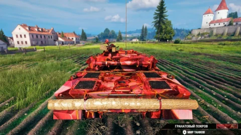 2D-стиль «Гранатовый покров» в Мире танков