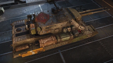 3D-стиль «Вагантобой» для танка Captain. Коллаборация STALCRAFT: X и Мир танков