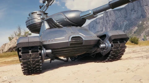 Скриншоты танка Peacekeeper из Боевого пропуска: RoboCop в World of Tanks