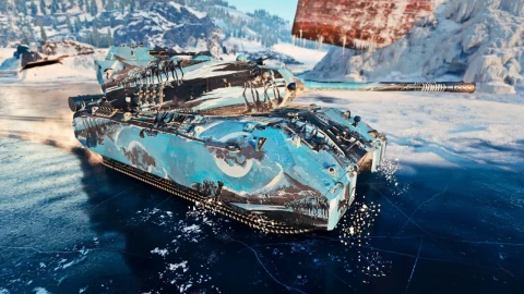 2D-стиль «Холодный рассвет» из торгового каравана в Мире танков