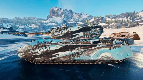 2D-стиль «Холодный рассвет» из торгового каравана в Мире танков