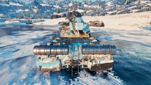 2D-стиль «Холодный рассвет» из торгового каравана в Мире танков