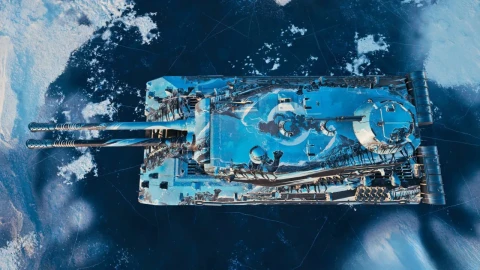 2D-стиль «Холодный рассвет» из торгового каравана в Мире танков