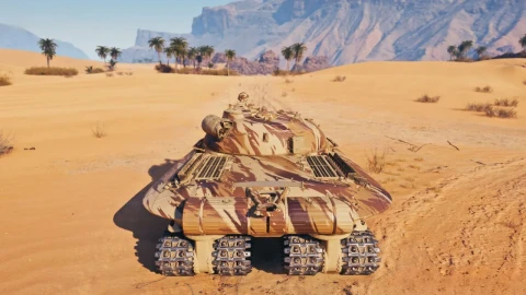 2D-стиль «Песчаный страж» из торгового каравана в Мире танков