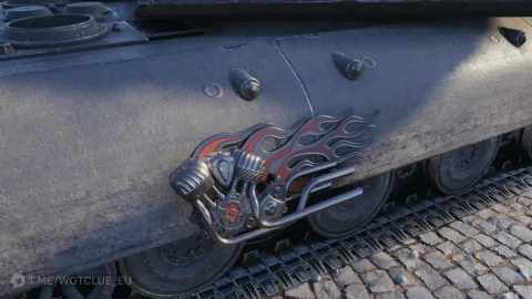 3D-объект «Огненный двигатель» в World of Tanks