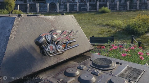 3D-объект «Огненный двигатель» в World of Tanks