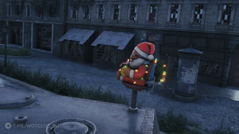 3D-объект «Праздничный гном» в World of Tanks