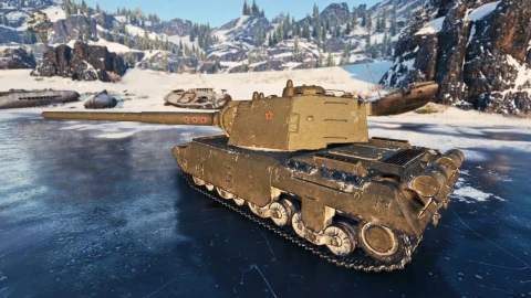 Скриншоты танка КВ-90 на супертесте Мира танков