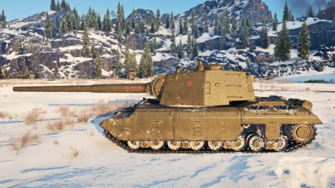 Скриншоты танка КВ-90 на супертесте Мира танков