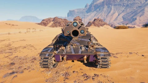 Скриншоты танка MBT-59 с супертеста Мира танков