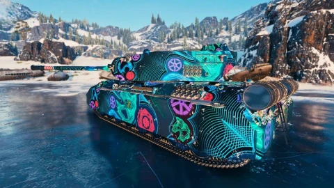 2D-стиль «Непостижимая аномалия» из Боевого пропуска: Артефакты прошлого в Мир танков