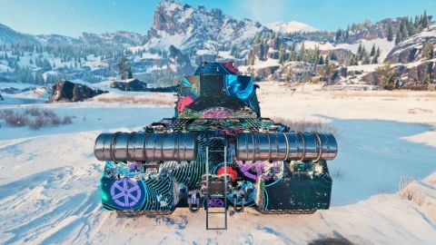 2D-стиль «Непостижимая аномалия» из Боевого пропуска: Артефакты прошлого в Мир танков