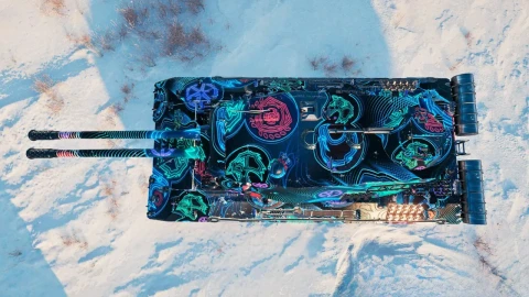 2D-стиль «Непостижимая аномалия» из Боевого пропуска: Артефакты прошлого в Мир танков