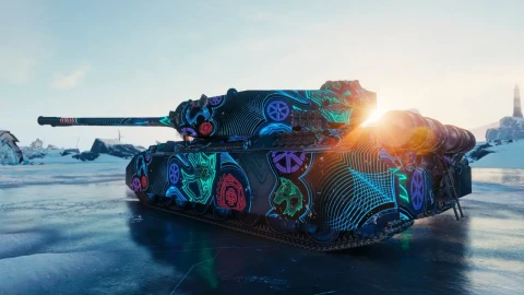 2D-стиль «Непостижимая аномалия» из Боевого пропуска: Артефакты прошлого в Мир танков