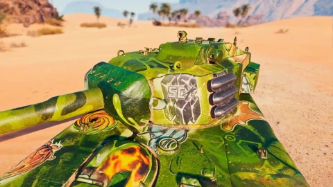 2D-стиль «Охотник за артефактами» из Боевого пропуска: Артефакты прошлого в Мир танков