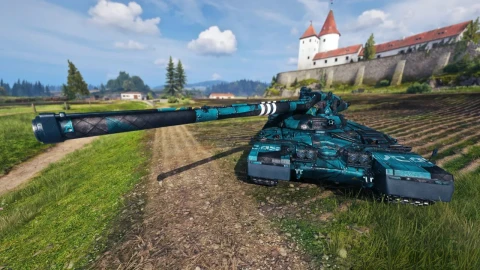 2D-стиль «ZIVCAS прототип» из Боевого пропуска:  Артефакты прошлого в Мир танков