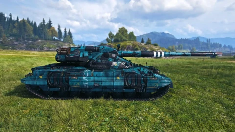 2D-стиль «ZIVCAS прототип» из Боевого пропуска:  Артефакты прошлого в Мир танков