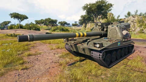 Скриншоты и ТТХ шведской арты 10 уровня VK 155 Projekt на супертесте Мира танков