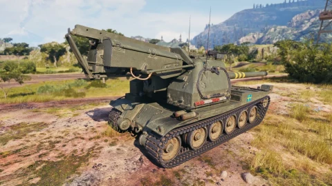 Скриншоты и ТТХ шведской арты 10 уровня VK 155 Projekt на супертесте Мира танков