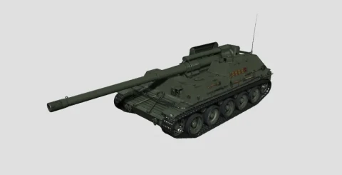 Шведская арта 7 уровня Kanonvagn в Мире танков