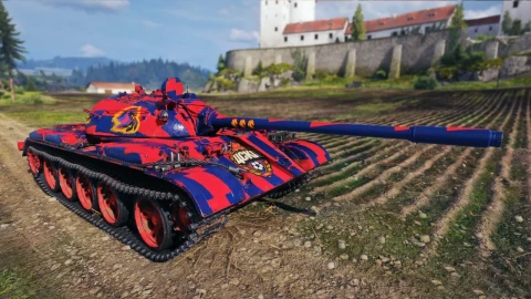 Коллаборация Мир танков и ПФК ЦСКА. Танк Т-55 Рысак и турнир