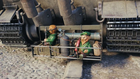 3D-объект «Электрод и автоген» в World of Tanks