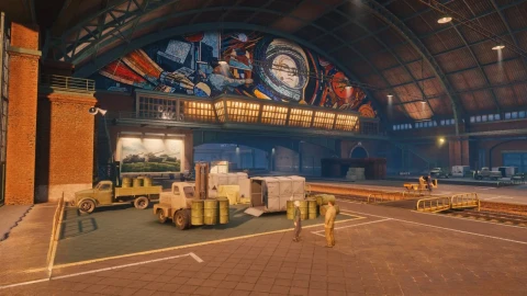 Специальный ангар для события «В космос!» в Мире танков