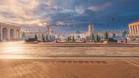 Специальный ангар для события «В космос!» в Мире танков