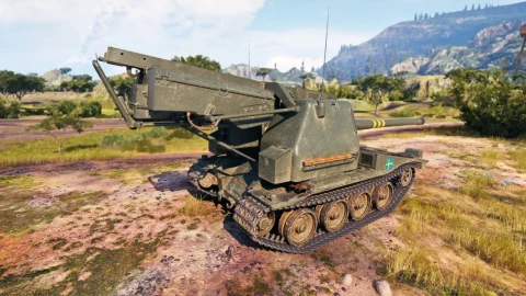 Скриншоты и ТТХ шведской САУ 8 уровня AKV60 Utkast 1 в Мире танков